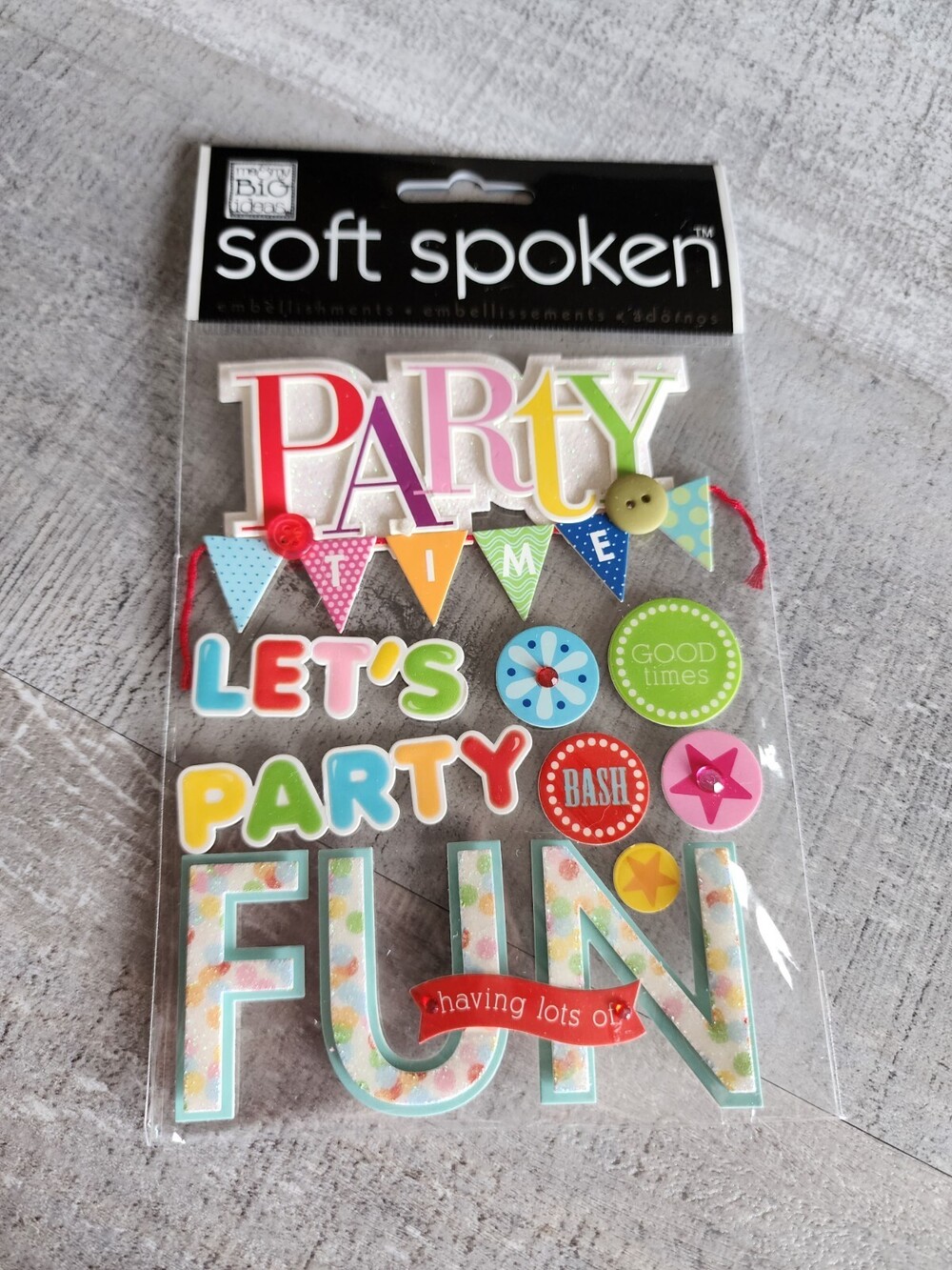 NEW MAMBI Scrapbook Stickers - Party Celebration Birthday - Retired NEW #31